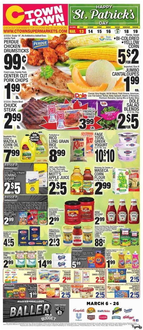 ctown supermarkets|c town supermarkets weekly circular.